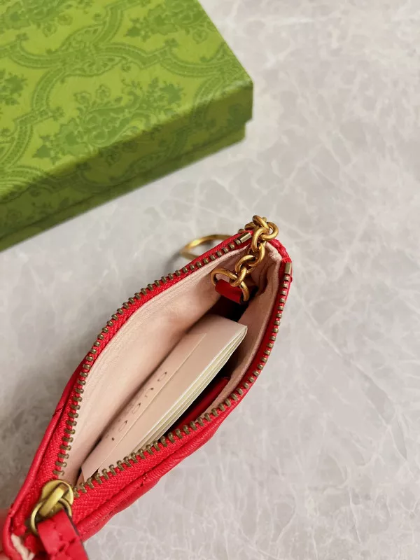 Rep Gucci GG Marmont matelassé key case 0118