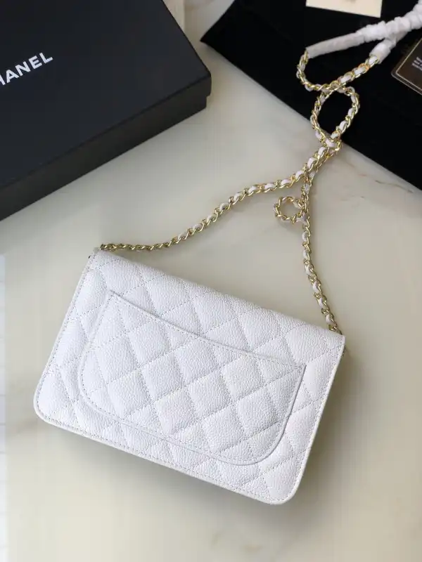 Rep CL CHAIN WALLET CAVIAR 0124