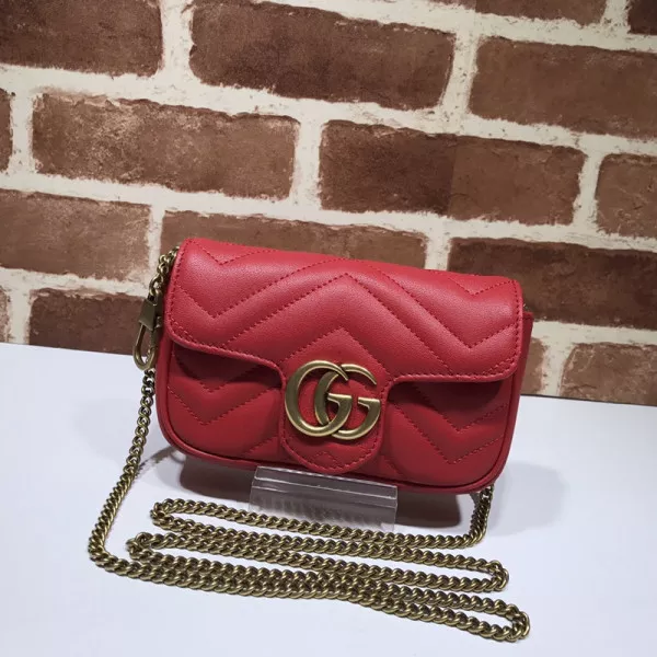 Cheap Gucci GG Marmont belt bag-16.5*10*5cm 0120