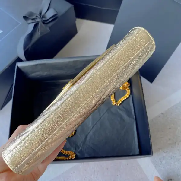 Rep YSL CASSANDRE MATELASSÉ CHAIN WALLET 0127