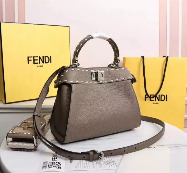 Rep FENDI PEEKABOO MINI BAG-18-23-11cm 0114