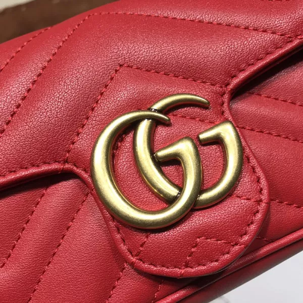 Cheap Gucci GG Marmont belt bag-16.5*10*5cm 0120