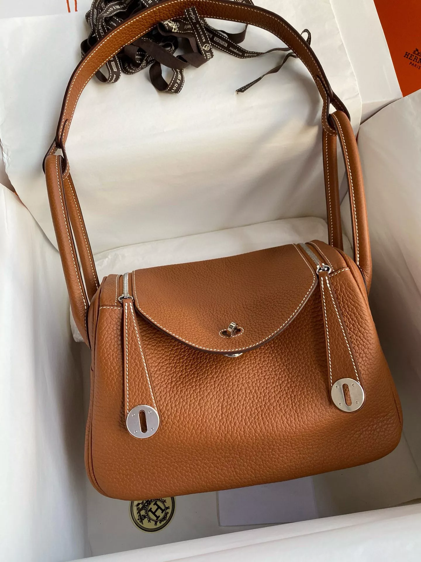 Rep HERMES LINDY 26 HANDMADE 0113