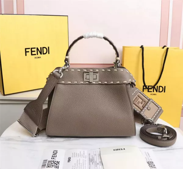 Rep FENDI PEEKABOO MINI BAG-18-23-11cm 0114