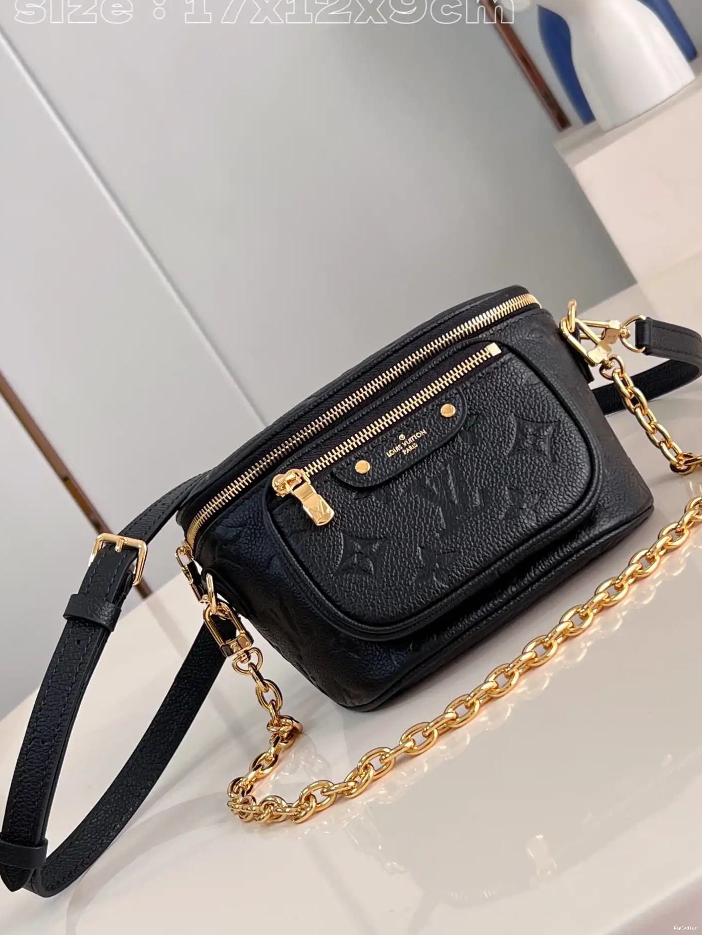 Cheap LOUIS MINI BUMBAG-17-12-9.5CM VUITTON 0216