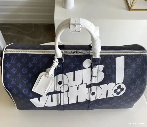 Rep VUITTON BANDOULIERE LOUIS 55 KEEPALL 0226