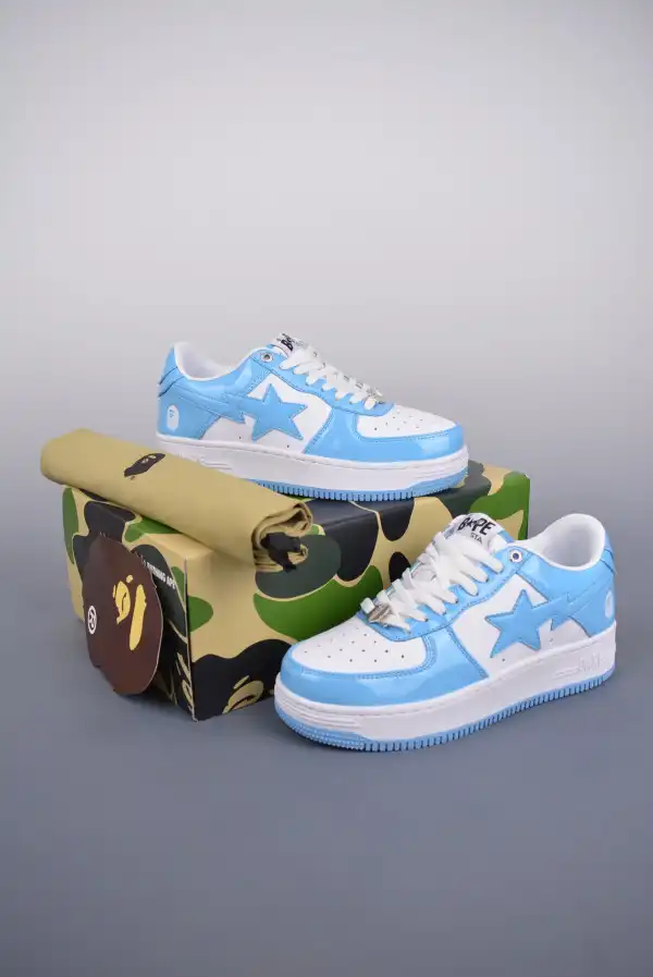 Cheap Bapesta Low Blue SNEAKER 0204