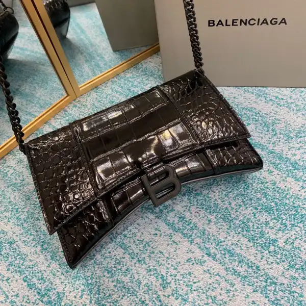 Rep BALENCIAGA  HOURGLASS CHAIN BAG 0201