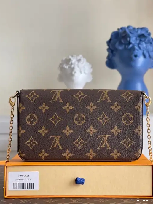 Rep VUITTON FÉLICIE LOUIS POCHETTE 0226