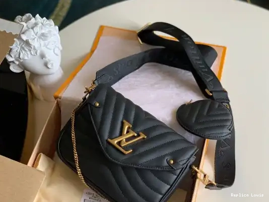 Rep NEW LOUIS WAVE VUITTON MULTI POCHETTE 0221