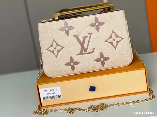 Rep POCHETTE ZIP DOUBLE LOUIS VUITTON 0214