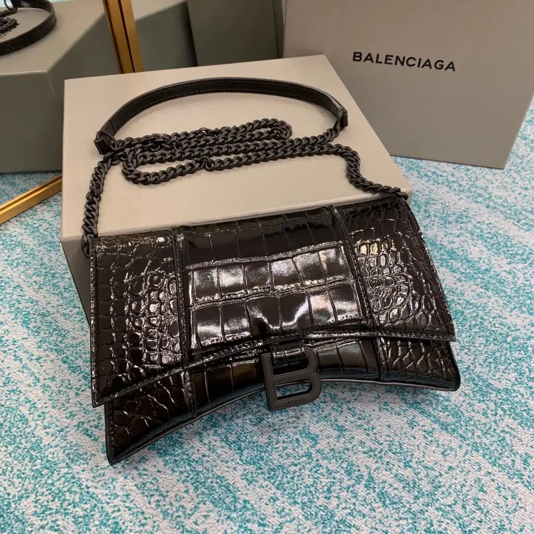 Rep BALENCIAGA  HOURGLASS CHAIN BAG 0201