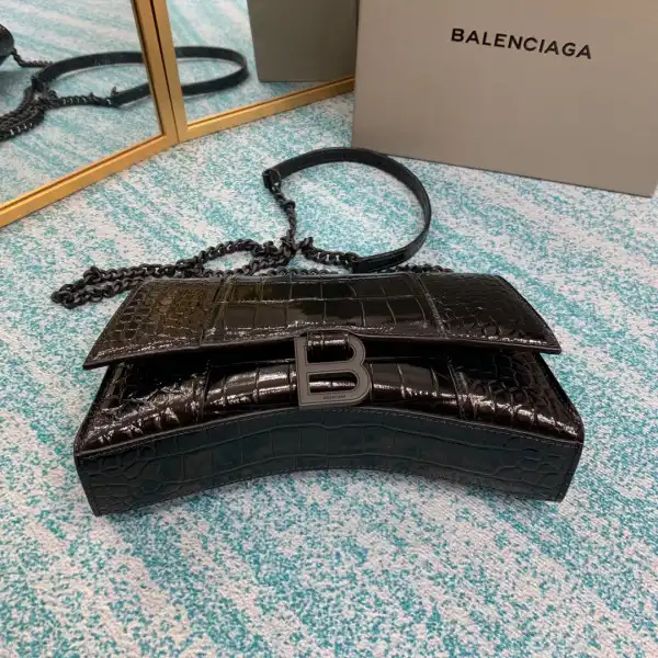 Rep BALENCIAGA  HOURGLASS CHAIN BAG 0201