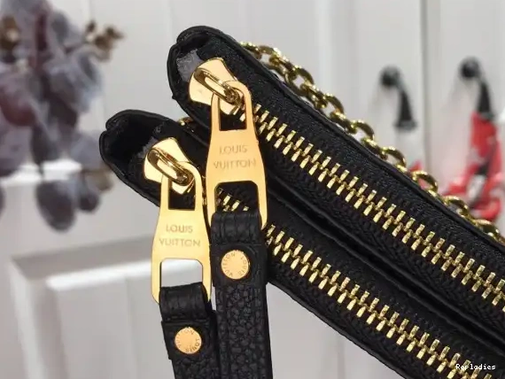 Rep LOUIS ZIP DOUBLE VUITTON POCHETTE 0216