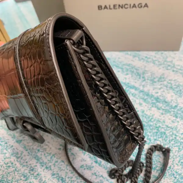 Rep BALENCIAGA  HOURGLASS CHAIN BAG 0201