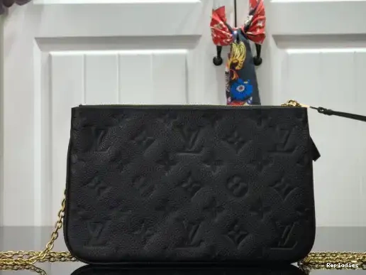 Rep LOUIS ZIP DOUBLE VUITTON POCHETTE 0216