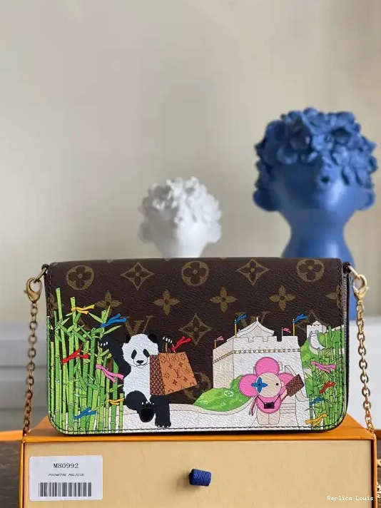 Rep VUITTON FÉLICIE LOUIS POCHETTE 0226